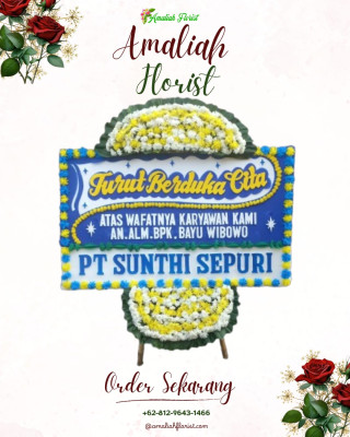Papan Bunga Duka di Semende Darat Laut