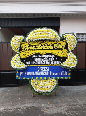 Papan Bunga Duka di Semende Darat Laut